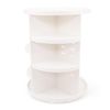 Organizador De Maquillaje Circular Blanco Wellhome