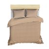 Set Funda Nórdica + 2 Fundas De Almohada 240x220 Beige Wellhome