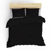 Set Funda Nórdica + 2 Fundas De Almohada 240x220 Negro Wellhome