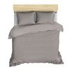 Set Funda Nórdica + 2 Fundas De Almohada 240x220 Gris Claro Wellhome