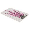 Alfombra De Baño Flores Lilas 40x60 Wellhome