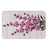 Alfombra De Baño Flores Lilas 40x60 Wellhome