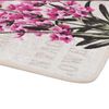 Alfombra De Baño Flores Lilas 40x60 Wellhome