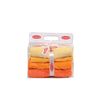 Set 4 Toallas Mano Amarillo Y Naranja 50x90 Wellhome