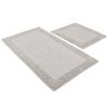 Set De Alfombras De Baño (2 Piezas) Beige Rectangular