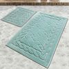 Set De Alfombras De Baño (2 Piezas) Verde Menta