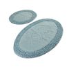 Set 2 Alfombras De Baño Tonos Azules Wellhome