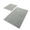 Set De Alfombras De Baño (2 Piezas) Gris