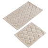 Set De Alfombras De Baño (2 Piezas) Beige