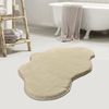 Alfombra De Baño Blanco Forma Nube 70x100 Wellhome