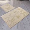 Set De Alfombras De Baño (2 Piezas) Beige