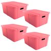 4x Life Story Caja Almacenaje  Con Tapa Medium 25l Rose