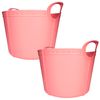 2x Life Story Cesto Craft Large 40l Light Rose