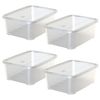 4x Caja De Plástico Con Tapa Life Story 6l