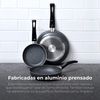 Juego De Bateria De Cocina 5pc "alexia" + Set 3 Sartenes (16/20/24cm) En Aluminio Prensado