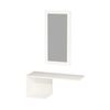 Estantería Con Espejo Multiusos Blanco Wellhome