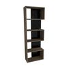 Librería Nogal-negro Efecto Mármol 150x50x22 Wellhome