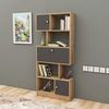 Librería Pino Atlántico- Antracita 168,3x75x22 Wellhome