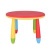 Mesita Infantil Redonda Roja En Plástico Ø70xh.48cm Wellhome