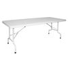 Mesa Maleta Plegable Estructura Metálica 180cmx75cmx74cm Well Home Mobiliario & Decoración