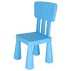 Silla Infantil Azul Plástico Fuerte Y Resistente 38x35x67cm Wellhome