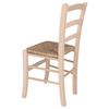 Silla Rustica Asiento Anea Acabado Sin Barniz, 42,5x41x87,5 Cm