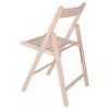 Silla Bas En Madera De Haya Sin Barniz, 43x47x79 Cm Wellhome