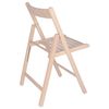 Silla Bas En Madera De Haya Sin Barniz, 43x47x79 Cm Wellhome