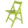 Silla Bas En Madera De Haya En Verde, 43x47x79 Cm Wellhome