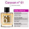 3x Caravan Happy Collection - Perfume De Hombre Nº61 - 100ml.