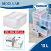 Set De 3 Cajas De Almacenamiento "modular" 13l/5,5l/2x6,5l