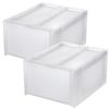 Set De 2 Cajas De Almacenamiento "modular" 13l