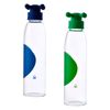 Set De 2 Botellas De Agua 500ml Azul Y Verde En Borosilicato Tapa De Grifo Benetton
