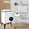 Wellhome Cubo  Basura Inteligente,apertura Automática,manual40l, 35,5x26x71,5cm Blanco