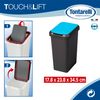 Set 2 Papeleras "touch & Lift" De 9l Azul Sapphir