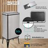 Wellhome 2 Cubo Basura Inteligente 50l C/u,alto 83,5(35,5x26)gris Etiqueta Magnética