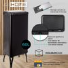 Wellhome 2 Cubo Basura Inteligente 60l C/u,alto 95,5(35,5x26)negro Etiqueta Magnética