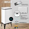 Wellhome 2 Cubo Basura Inteligente 50l C/u,alto 83,5(35,5x26)blanco Etiqueta Magnética