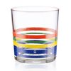 Set Cristalería 8 Piezas De Vasos De Vidrio, Decorados, 33 Cl.