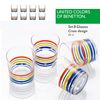 Set Cristalería 8 Piezas De Vasos De Vidrio, Decorados, 33 Cl.