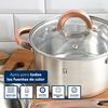 Batería 5pc Acero Inox Ø16ø18ø20 - Juego Sartenes Ø18ø22ø26 - Espátula San Ignacio