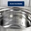 Batería 5pc Acero Inox Ø16ø18ø20 - Juego Sartenes Ø18ø22ø26 - Espátula San Ignacio