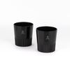 Set De 4 Vasos Negros Para Whiskey 345ml Scalpers Home