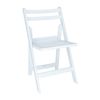 Silla Plegable 44x39x78,5cm Blanca Elo