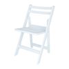 Silla Plegable 44x39x78,5cm Blanca Elo