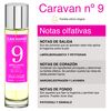 6x Caravan Perfume De Mujer Nº9 - 150ml.
