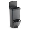 Ack Cubo Reciclaje 70l Vertical, 2 Compartimentos, Incluye 20 Bolsas: 30l