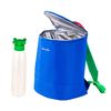 Set De Mochilla Isotérmica Rpet Outdoor + Botella De Agua 500ml Borosilicato Benetton.