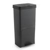 Ack Cubo Reciclaje 70l Vertical, 2 Compartimentos, Incluye 20 Bolsas: 10l