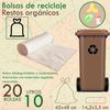 4 Rollos De 20 Bolsas Biodegradable Y Compostable 10l